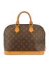 Louis Vuitton Alma PM, back view